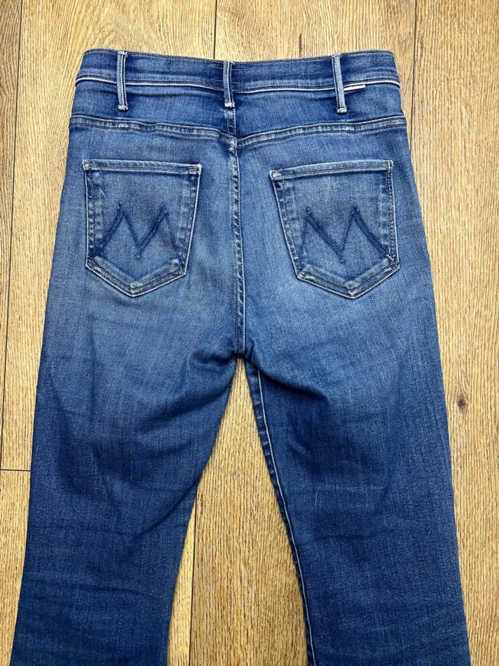 MOTHER the Hustler Ankle Fray Jeans in Home Movies Size 28